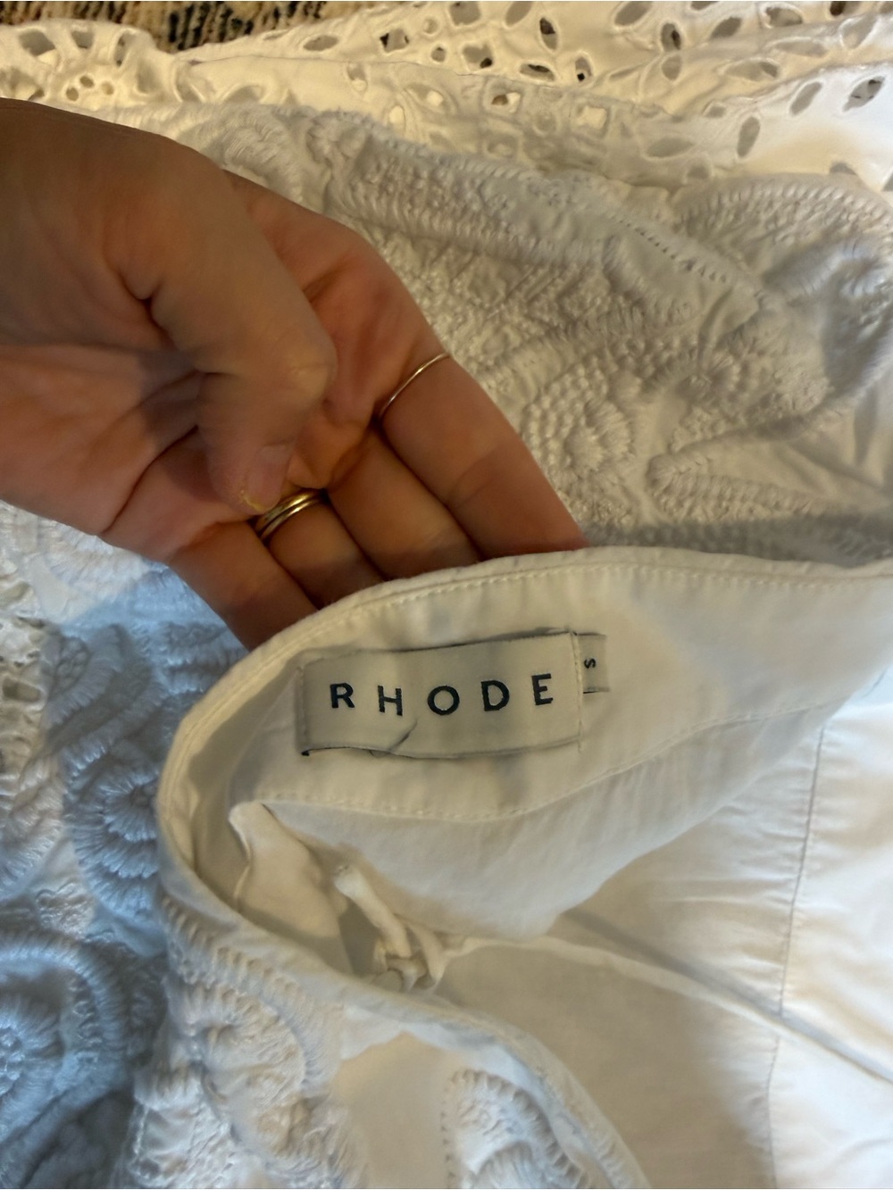 RHODE Rosa Eyelet Dress - Picture 5 of 5